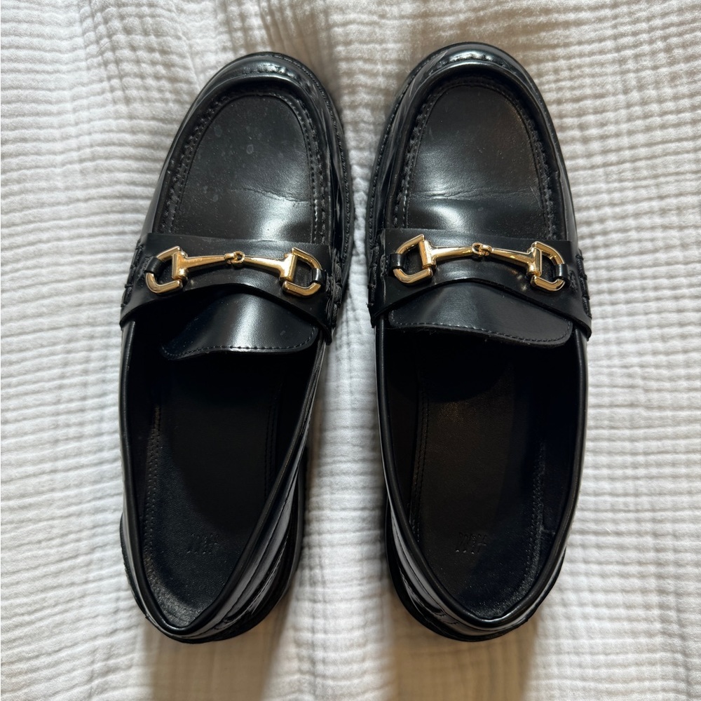 H&M Chunky Loafers in Black (size 10/41) - Picture 6 of 10
